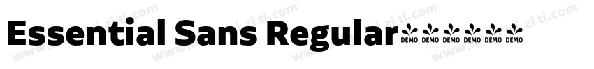 Essential Sans Regular字体转换